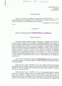 Zamietnutie poverenia na vykon exekuce