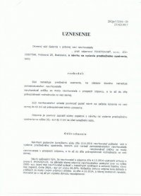 nariadenie predbezneho opatrenia
